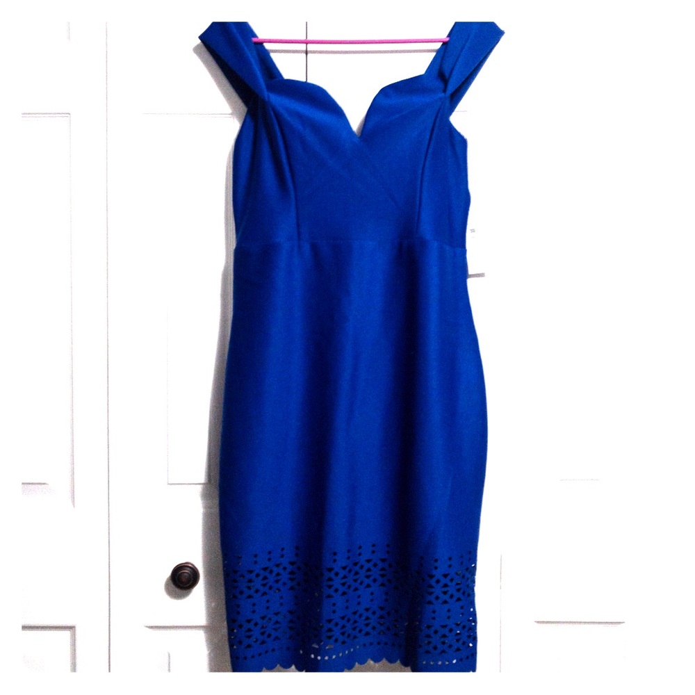 Bisou Bisou Lasercut Bodycon Dress